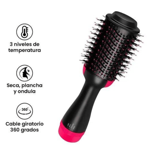 Peine secador alisador de cabello 2 en 1