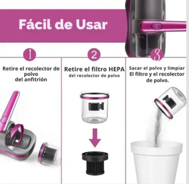 Aspiradora UV antiácaros