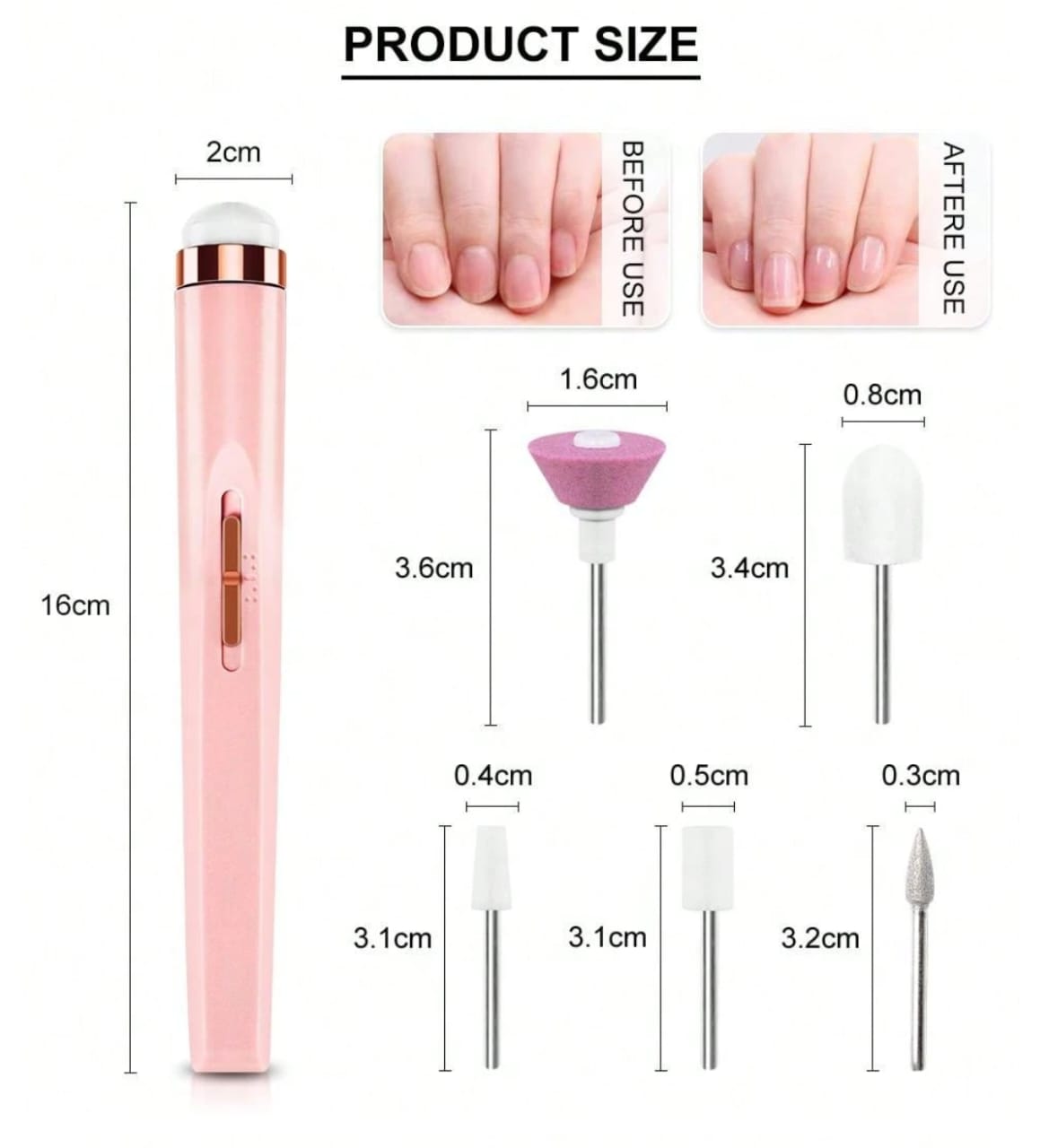 Pulidor de uñas inalámbrico