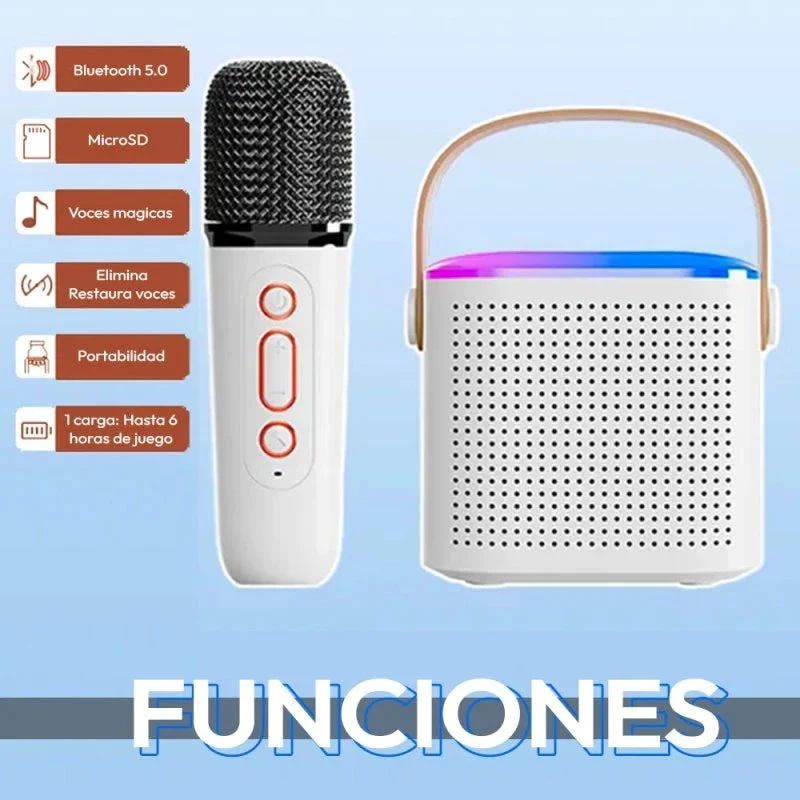 Set De Karaoke Parlante Microfono