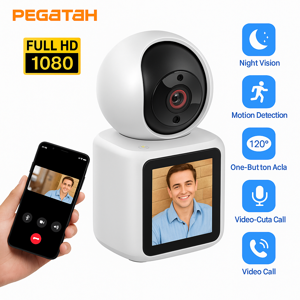 Camara bidireccional con pantalla