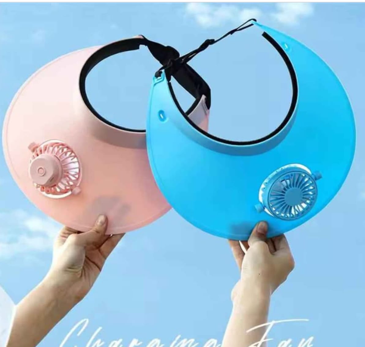 Visera Con Ventilador Recargable